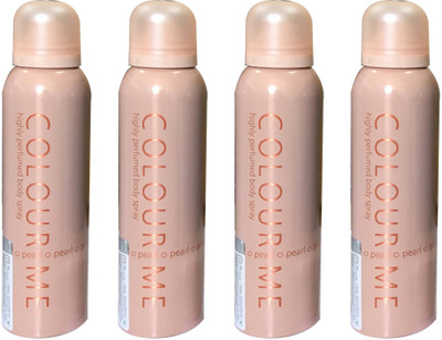 

colour me PEARL ( PACK OF 4) Perfume Body Spray - For Women(150 ml, Pack of 4)