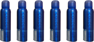 

colour me BLUE ( PACK OF 6) Perfume Body Spray - For Women(150 ml, Pack of 6)