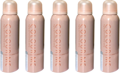 

colour me PEARL ( PACK OF 5) Perfume Body Spray - For Women(150 ml, Pack of 5)