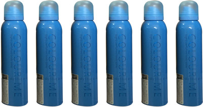 

colour me SKY BLUE ( PACK OF 6) Perfume Body Spray - For Women(150 ml, Pack of 6)