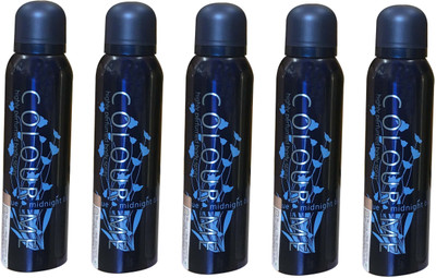 

colour me MIDNIGHT ( PACK OF 5) Perfume Body Spray - For Women(150 ml, Pack of 5)
