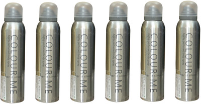 

colour me SILVER ( PACK OF 6) Perfume Body Spray - For Women(150 ml, Pack of 6)
