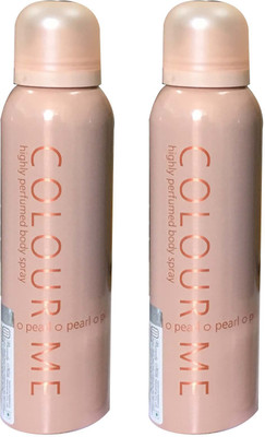 

colour me PEARL ( PACK OF 2) Perfume Body Spray - For Women(150 ml, Pack of 2)