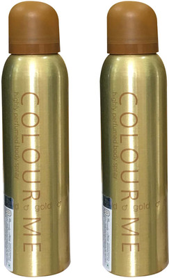 

colour me GOLD ( PACK OF 2) Perfume Body Spray - For Women(150 ml, Pack of 2)