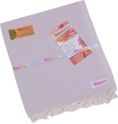EthnicAlive Solid Single Throw for  AC Room(Silk, Purple)