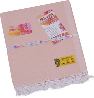 EthnicAlive Solid Single Throw for  AC Room(Silk, Pink)