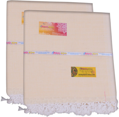 EthnicAlive Solid Single Throw for  AC Room(Silk, White)
