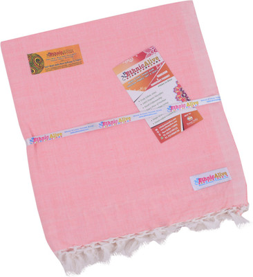 EthnicAlive Solid Single Throw for  AC Room(Silk, Pink)