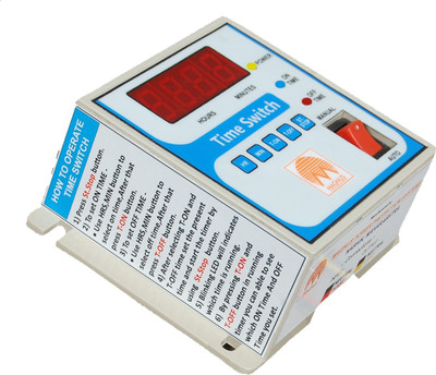 Magnus Digital time switch Programmable Electronic Timer Switch(White)