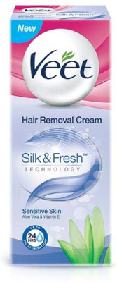 

Veet Veetsilk & fresh hair removal cream for sensitive skin 50g Cream(50 g)