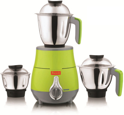 

suruchi ZENTIX 800W MIXER GRINDER 800 Mixer Grinder(Green, 3 Jars)