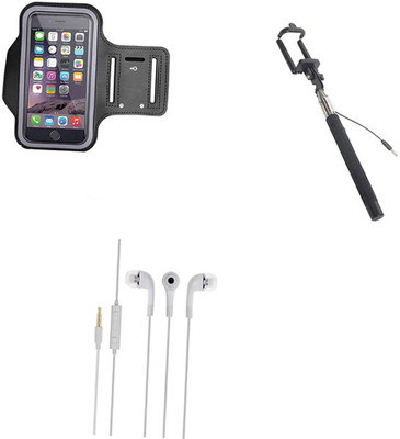 DAKRON Wall Charger Accessory Combo for Realme U1(White)