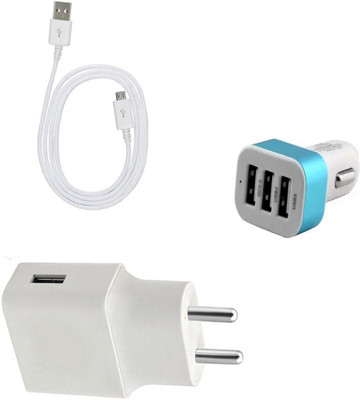 DAKRON Wall Charger Accessory Combo for Honor 10 Lite(White)