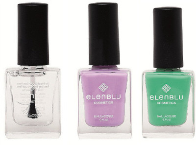

Elenblu Mirror Glaze Top - Top Coats Nail Polish & Set of 2 - Princess Rule & Allure (9.9ml Each) Matte Nail Polish(Pack of 3)