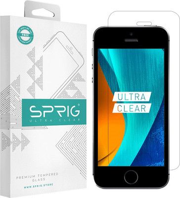Sprig Tempered Glass Guard for Apple iPhone 5s(Pack of 1)