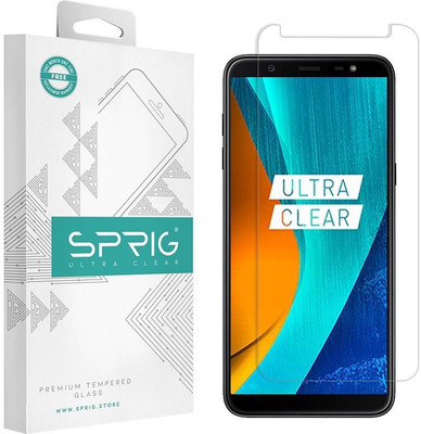 Sprig Tempered Glass Guard for Samsung Galaxy J8(Pack of 1)