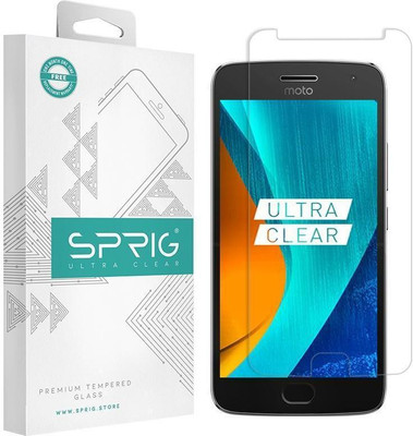Sprig Tempered Glass Guard for Motorola Moto G5s Plus(Pack of 1)