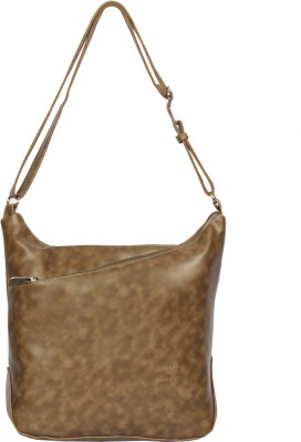 Leather Land Khaki Sling Bag PREMIUM FORMAL SLING IN KHAKI