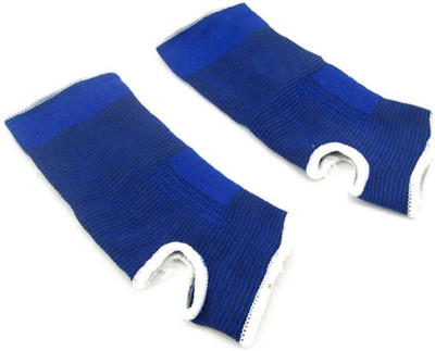 Yutiriti 1 Pair Elastic Foot Support Protector Guard Pain Relief for Gym Sports Exercise Ankle Support(Blue)