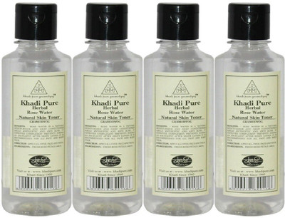 

Khadi Pure Herbal Rose Water Toner (840ml) set of 4(840 ml)
