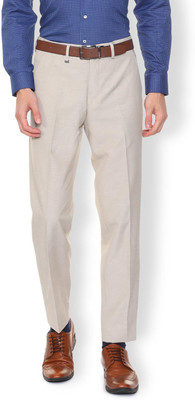 van-heusen-regular-fit-men-beige-trousers
