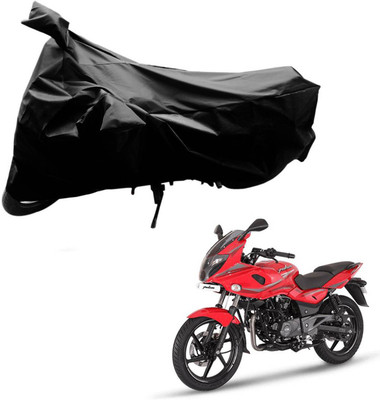 AutoRetail Two Wheeler Cover for Bajaj(Pulsar 220 DTS-i, Black)