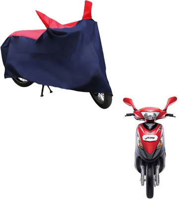AutoRetail Two Wheeler Cover for Mahindra(Flyte, Red, Blue)