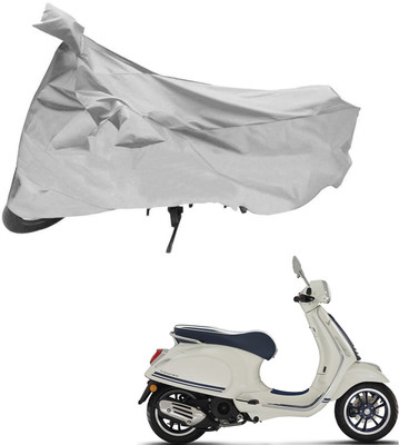 AutoRetail Two Wheeler Cover for Piaggio(Vespa, Silver)