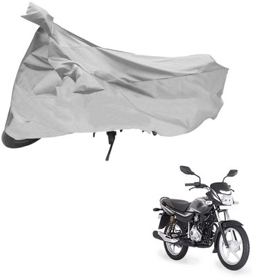 AutoRetail Two Wheeler Cover for Bajaj(Platina, Silver)