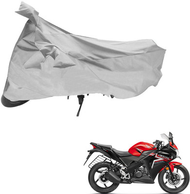 AutoRetail Two Wheeler Cover for Honda(CBR 150R, Silver)
