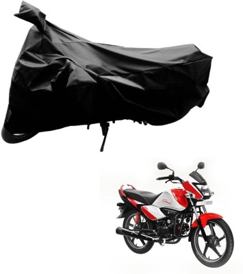 AutoRetail Two Wheeler Cover for Hero(Splendor I Smart, Black)