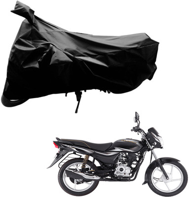 AutoRetail Two Wheeler Cover for Bajaj(Platina 100 DTS-i, Black)