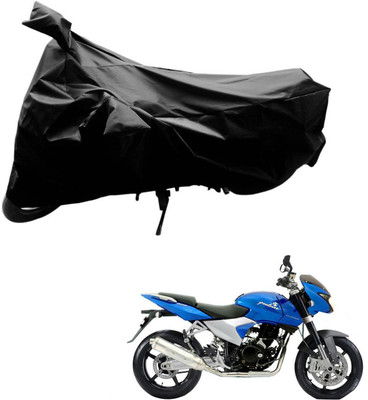 AutoRetail Two Wheeler Cover for Bajaj(Pulsar 150 DTS-i, Black)