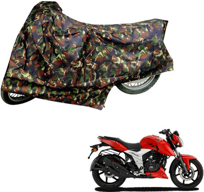 AutoRetail Two Wheeler Cover for TVS(Apache RTR 160, Multicolor)