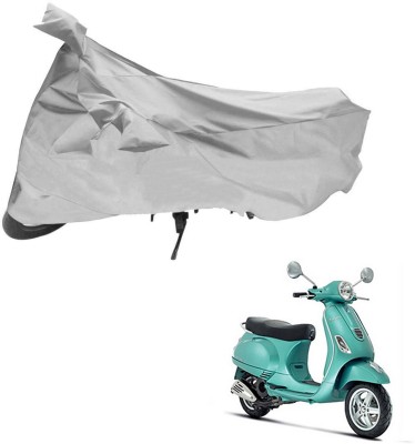 AutoRetail Two Wheeler Cover for Piaggio(Vespa LX, Silver)