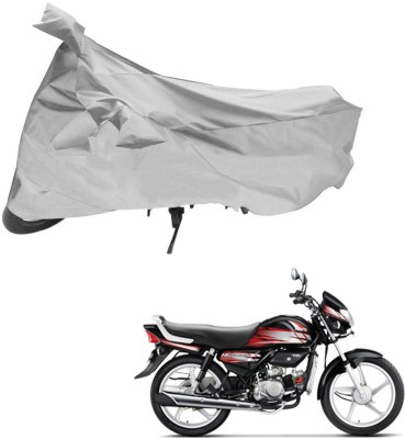 AutoRetail Two Wheeler Cover for Hero(HF Deluxe, Silver)