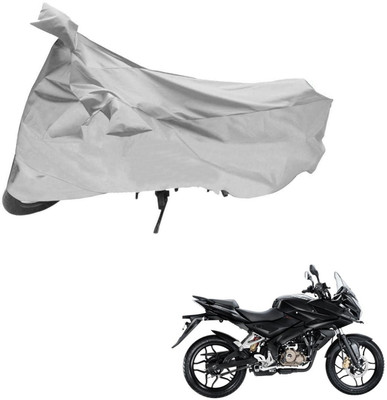 AutoRetail Two Wheeler Cover for Bajaj(Pulsar AS 150, Silver)