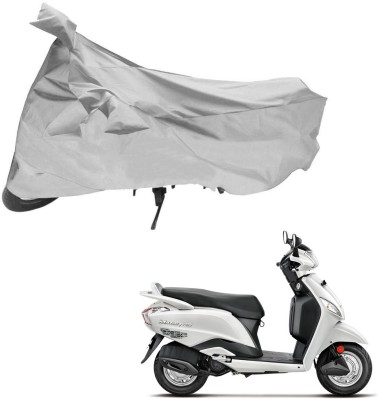 AutoRetail Two Wheeler Cover for Universal For Bike(Silver)