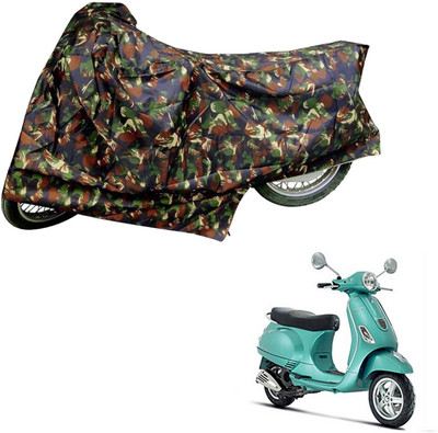 AutoRetail Two Wheeler Cover for Piaggio(Vespa LX, Multicolor)