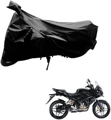 AutoRetail Two Wheeler Cover for Bajaj(Pulsar AS 150, Black)