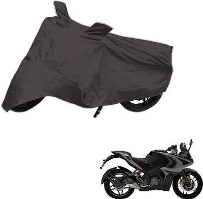AutoRetail Two Wheeler Cover for Bajaj(Pulsar RS 200, Grey)