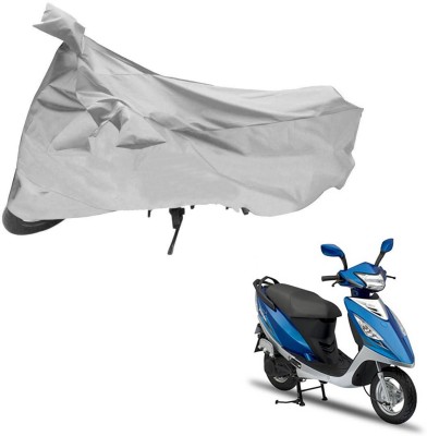 AutoRetail Two Wheeler Cover for TVS(Scooty Streak, Silver)