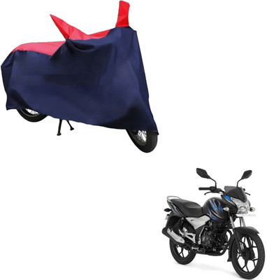 AutoRetail Two Wheeler Cover for Bajaj(Discover 100 DTS-i, Red, Blue)