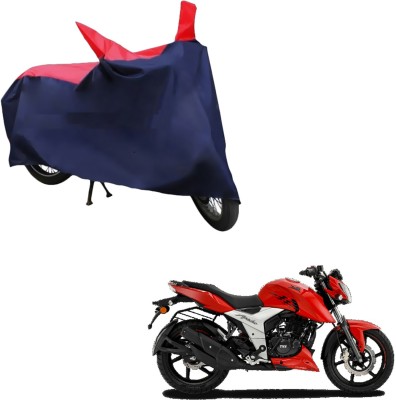 AutoRetail Two Wheeler Cover for TVS(Apache, Red, Blue)