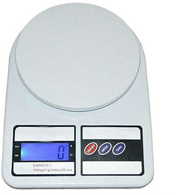 

Zahuu Electronic Kitchen Digital Weighing Scale 10Kg LCD Weighing Scale(White)