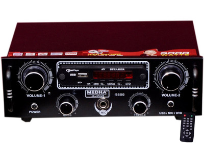 

MEDHA D.J. PLUS M491 200 W AV Power Amplifier(Black)