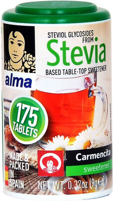 

Alma 175 Stevia Sugar Free Tablets (Made & Packed In Spain) Natural Sweetener(9 g)