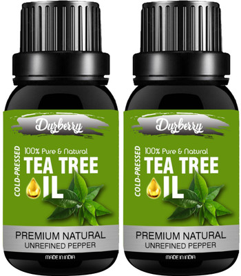 

duzberry Tea Tree Essential Oil for Skin, Hair and Acne care 18 ML Pack of 2 (36 ml)(18 ml)