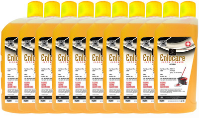 

ENLOCARE FLOOR CLEANING GEL HERBEL 500ML 7+3 HERBEL(5 L, Pack of 10)