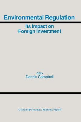 Environmental Regulation and Its Impact on Foreign Investment(English, Hardcover, unknown)